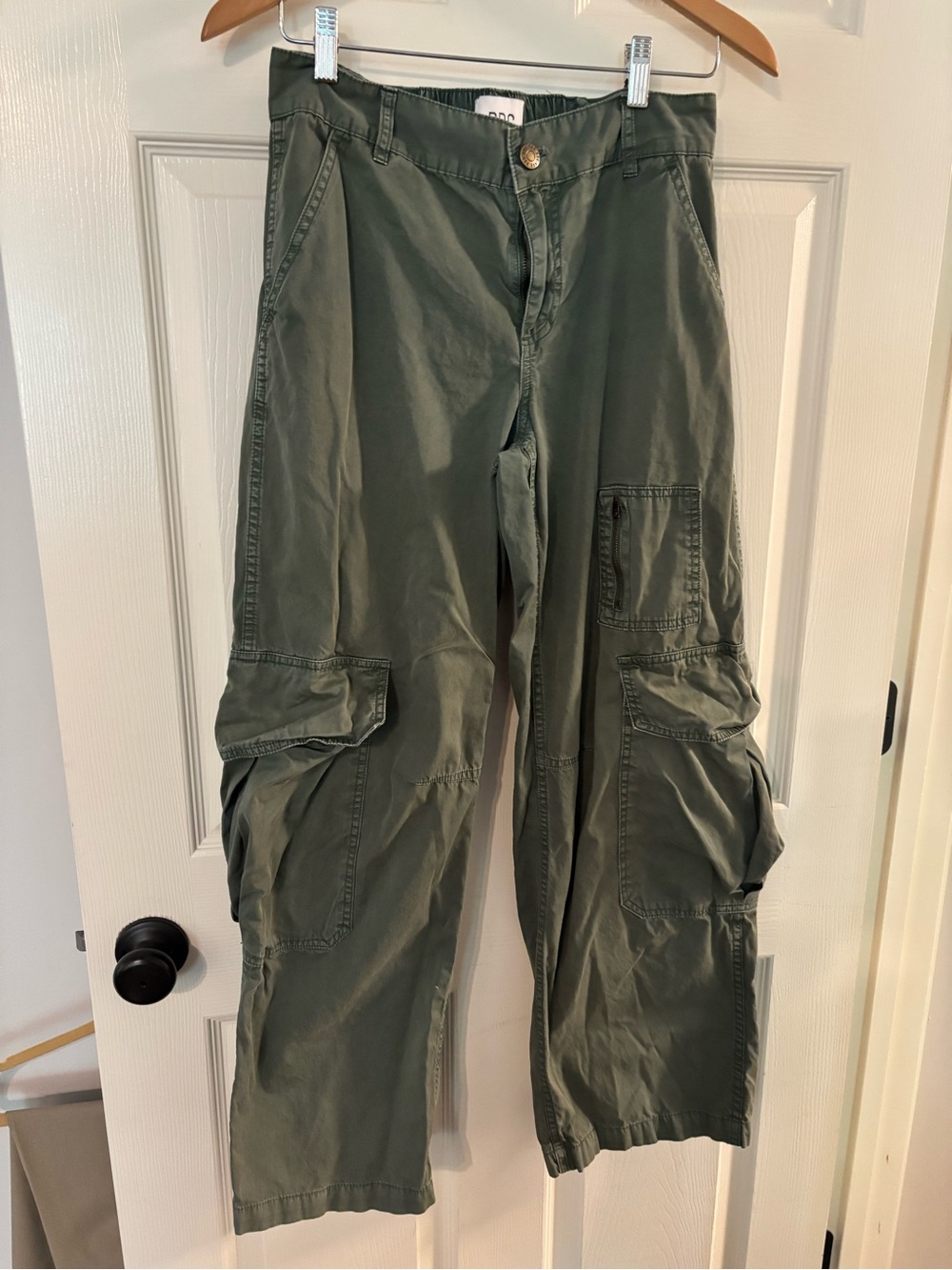 BDG (Urban Outfitters) Olive Cargo Pants with Utility Pockets (size 2)